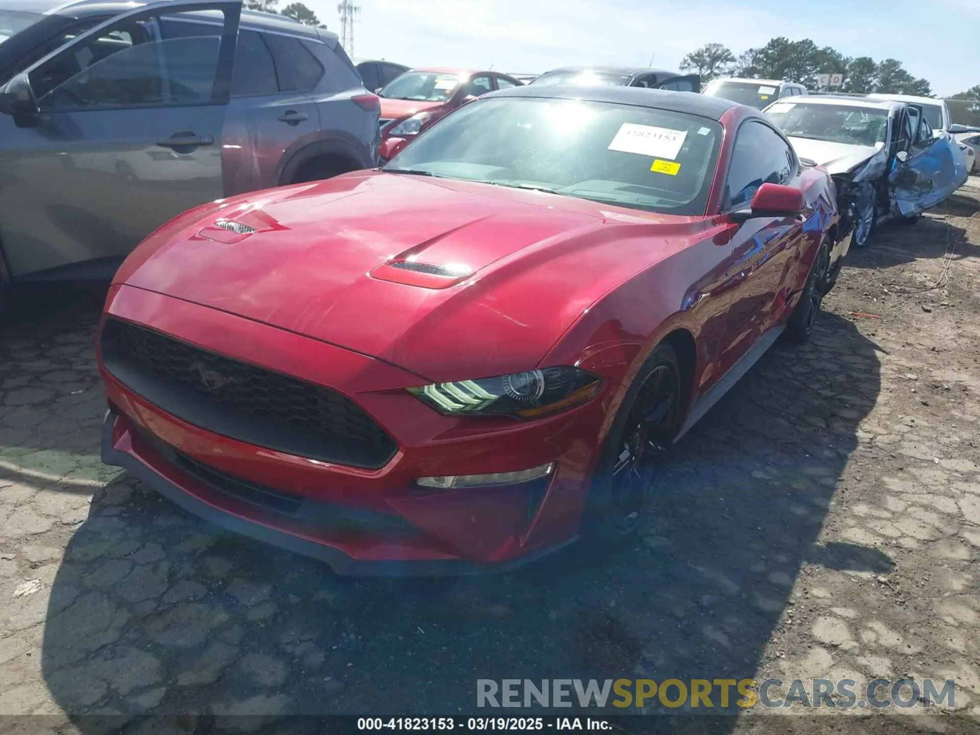 2 Photograph of a damaged car 1FA6P8TH4L5157565 FORD MUSTANG 2020