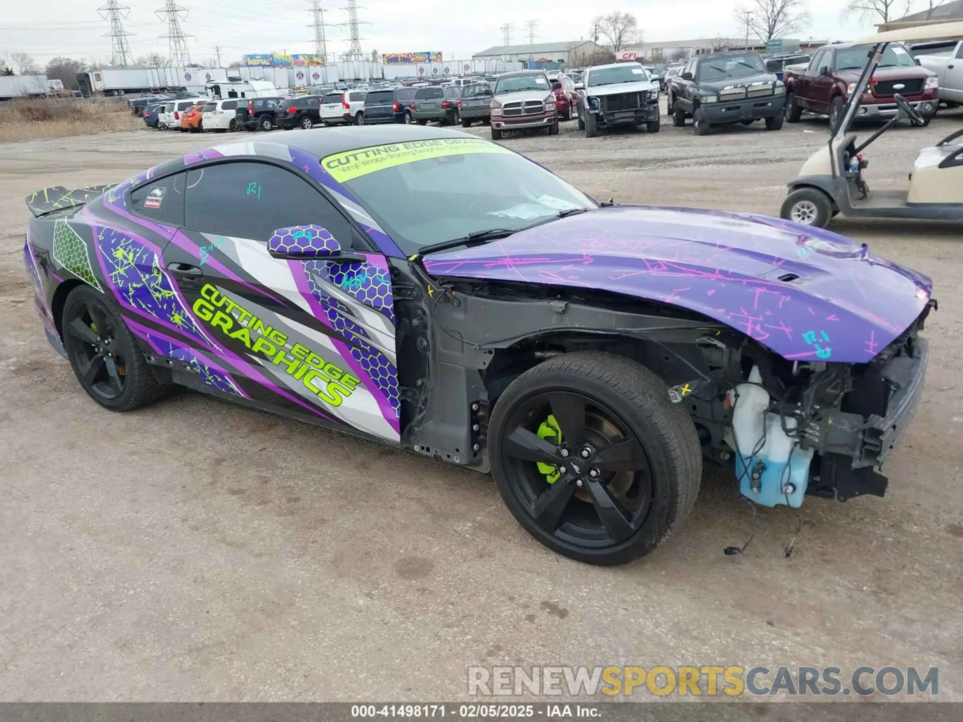 1 Photograph of a damaged car 1FA6P8TH5L5108438 FORD MUSTANG 2020