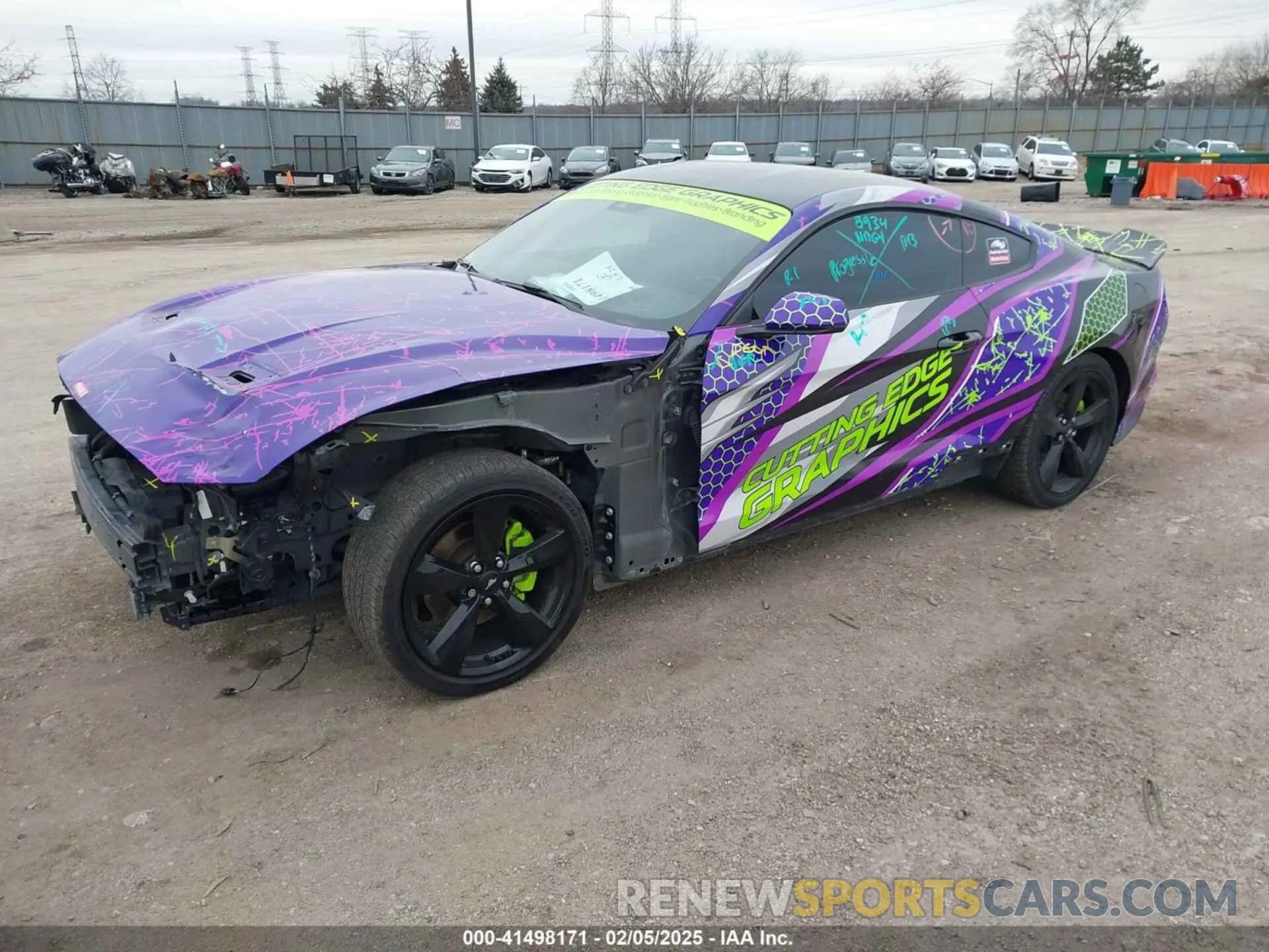 2 Photograph of a damaged car 1FA6P8TH5L5108438 FORD MUSTANG 2020
