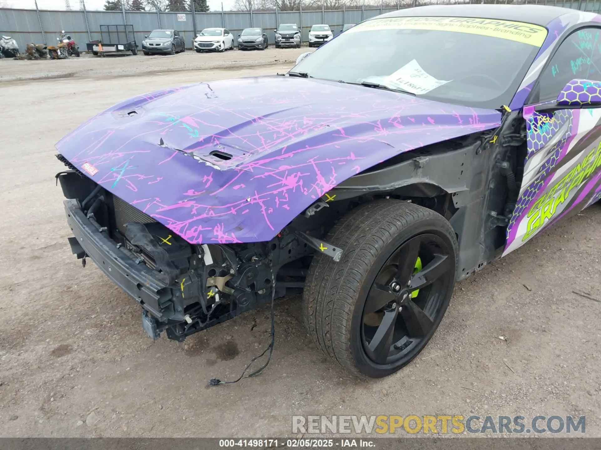 6 Photograph of a damaged car 1FA6P8TH5L5108438 FORD MUSTANG 2020