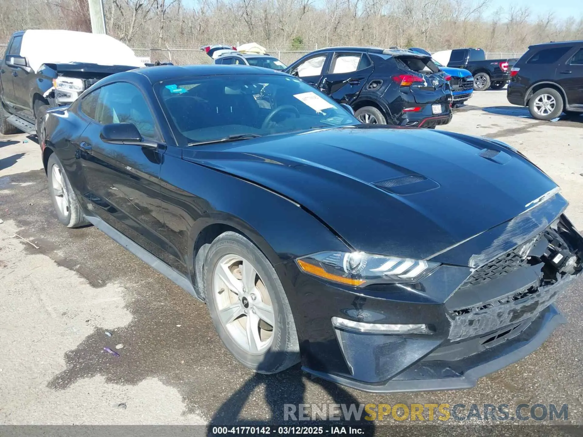 1 Photograph of a damaged car 1FA6P8TH5L5149801 FORD MUSTANG 2020