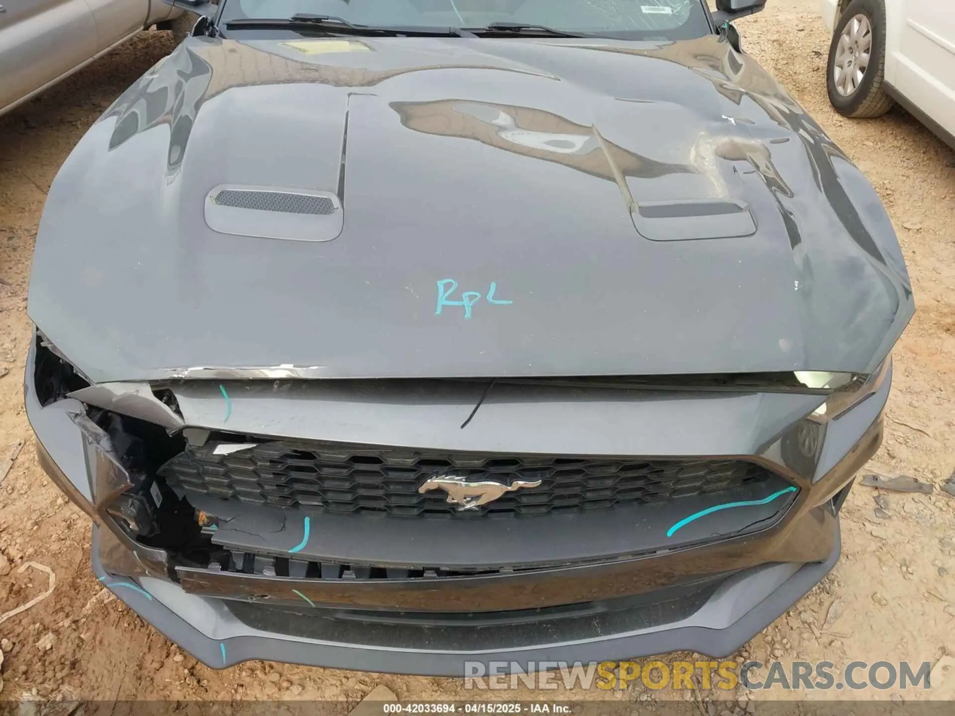 6 Photograph of a damaged car 1FA6P8TH7L5121580 FORD MUSTANG 2020