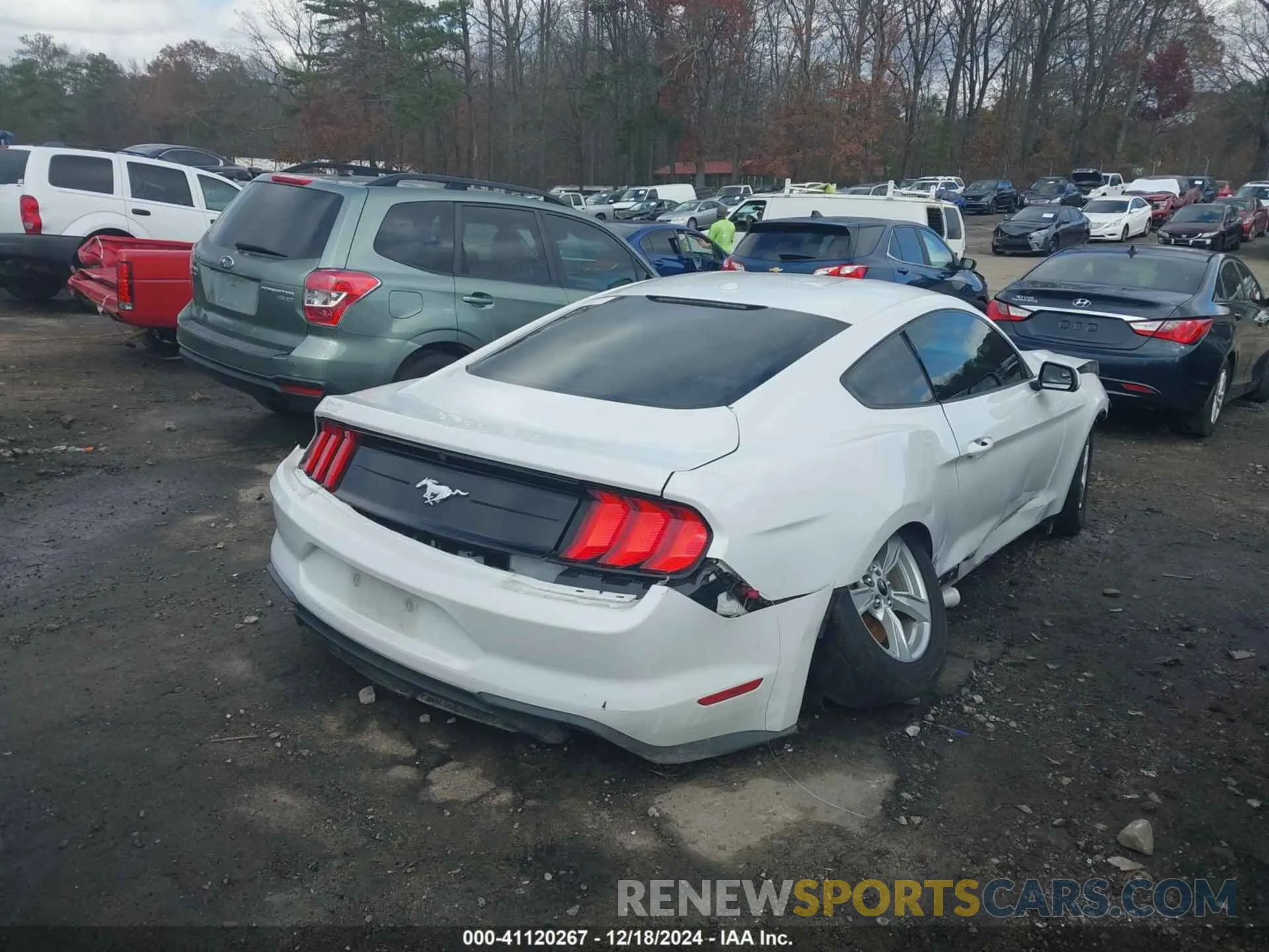4 Photograph of a damaged car 1FA6P8TH7L5123071 FORD MUSTANG 2020