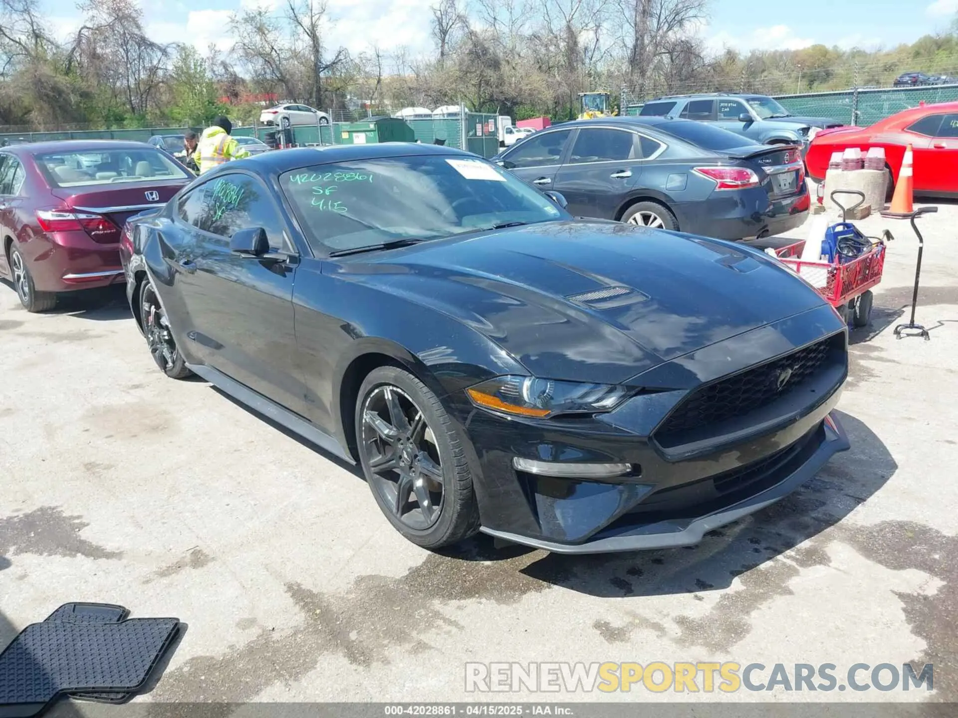 1 Photograph of a damaged car 1FA6P8TH7L5169144 FORD MUSTANG 2020