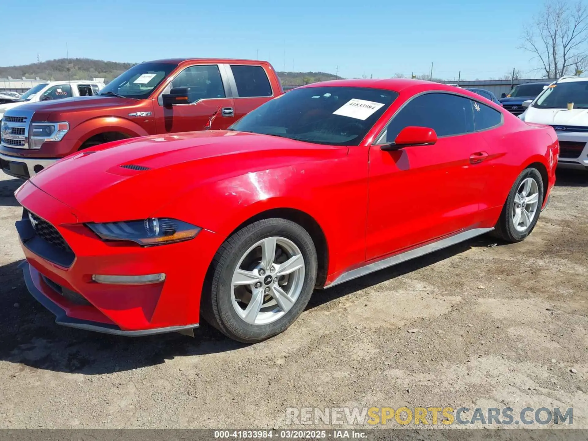 2 Photograph of a damaged car 1FA6P8TH8L5103492 FORD MUSTANG 2020
