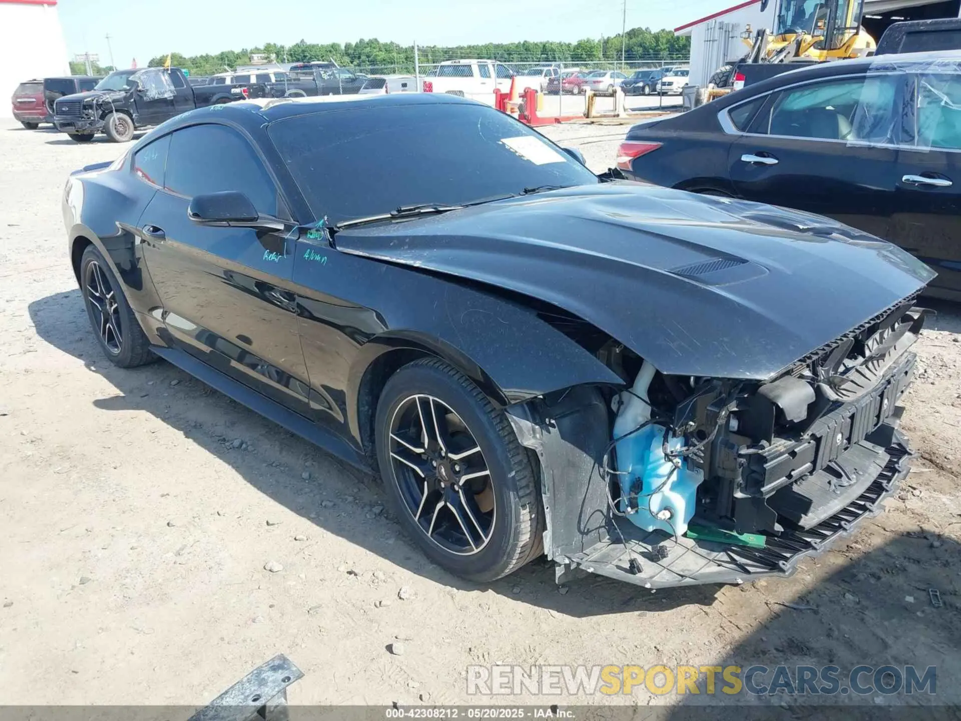 1 Photograph of a damaged car 1FA6P8TH8L5118039 FORD MUSTANG 2020