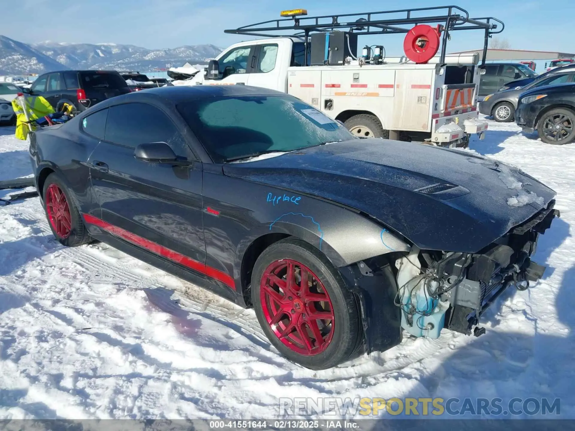 1 Photograph of a damaged car 1FA6P8TH8L5158959 FORD MUSTANG 2020