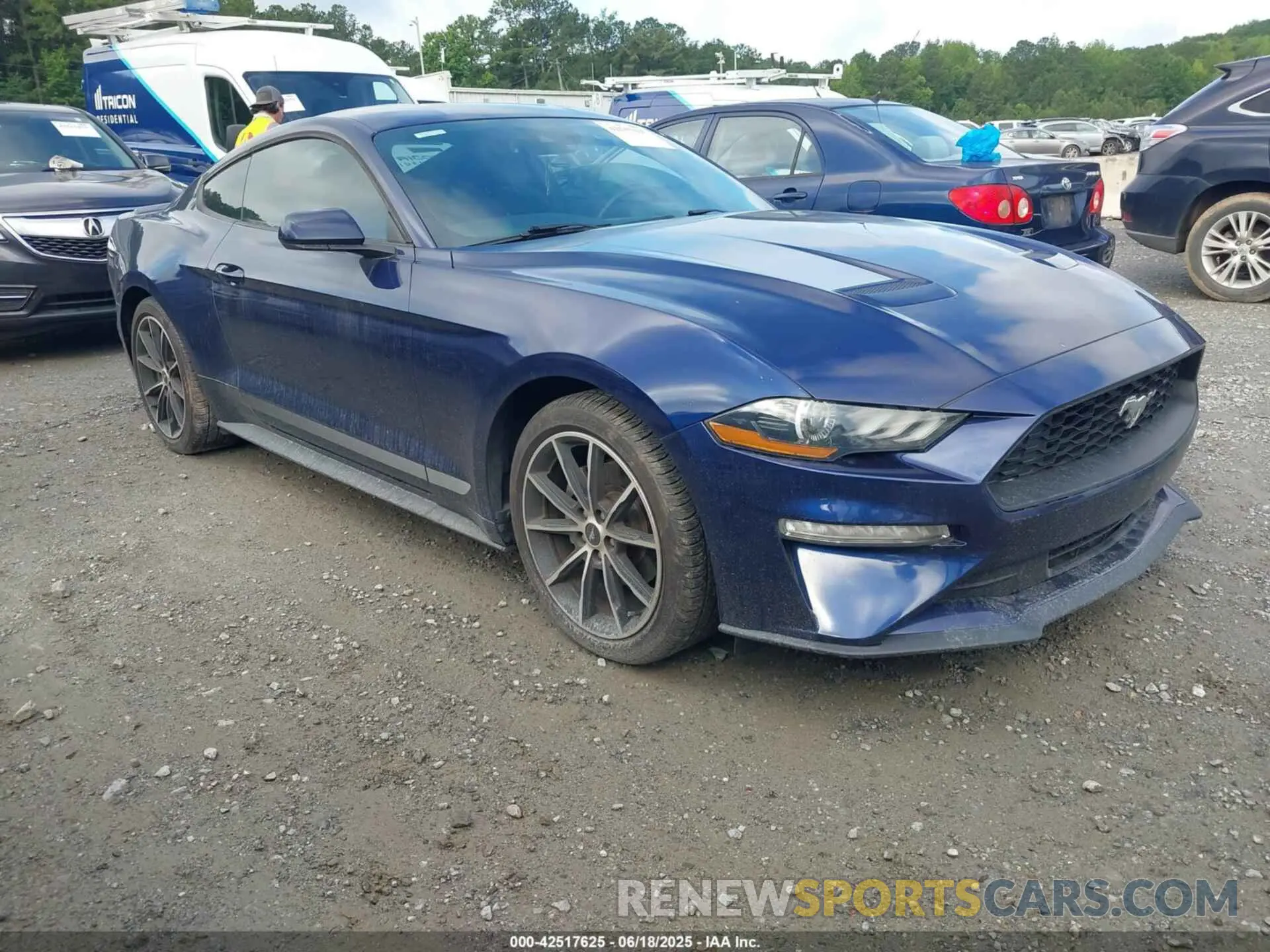 1 Photograph of a damaged car 1FA6P8TH8L5175177 FORD MUSTANG 2020