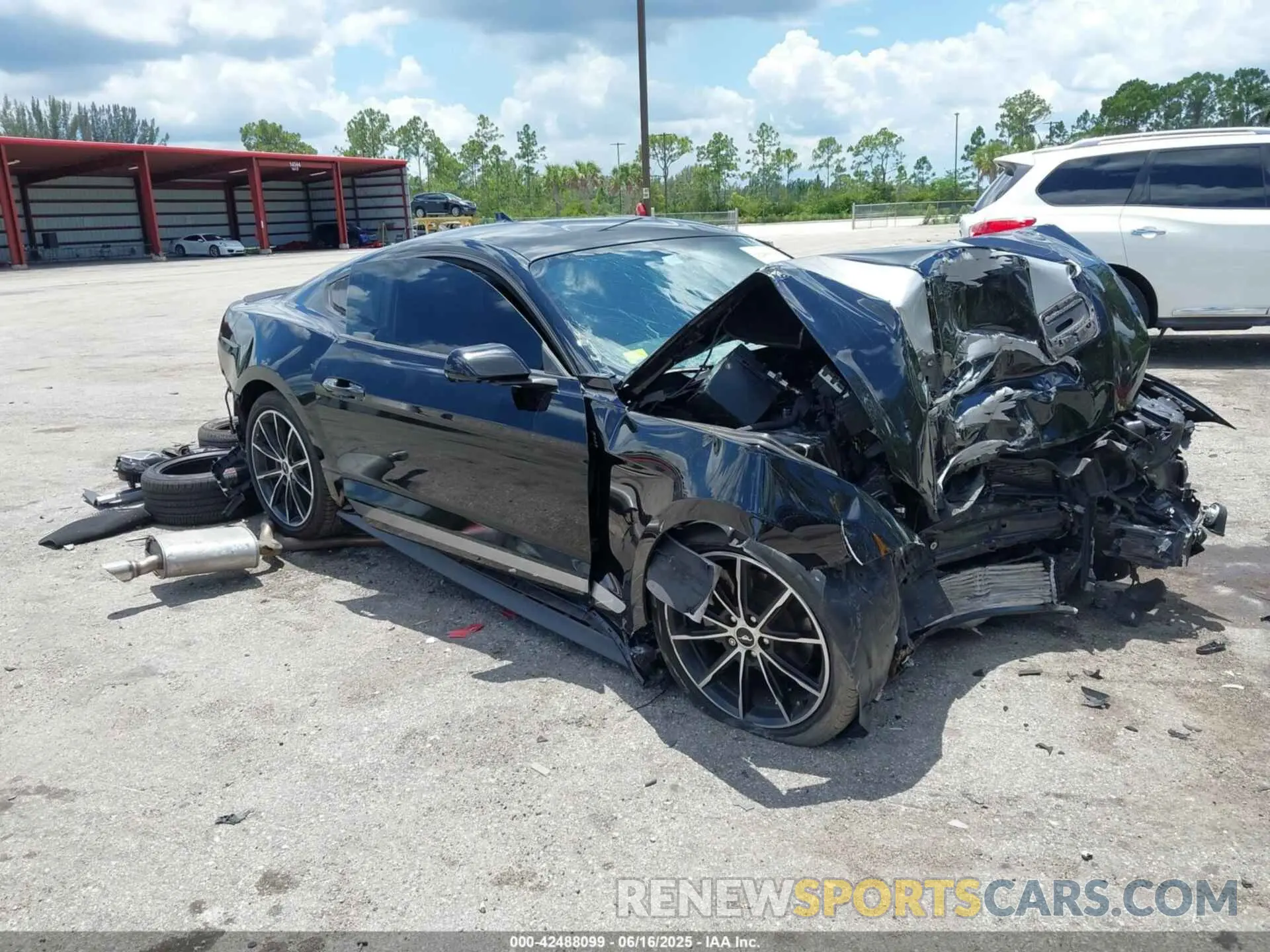 1 Photograph of a damaged car 1FA6P8TH9L5172336 FORD MUSTANG 2020