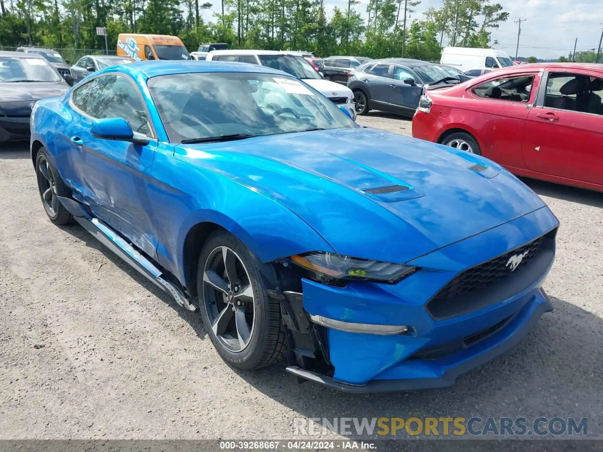 1 Photograph of a damaged car 1FA6P8THXL5129382 FORD MUSTANG 2020