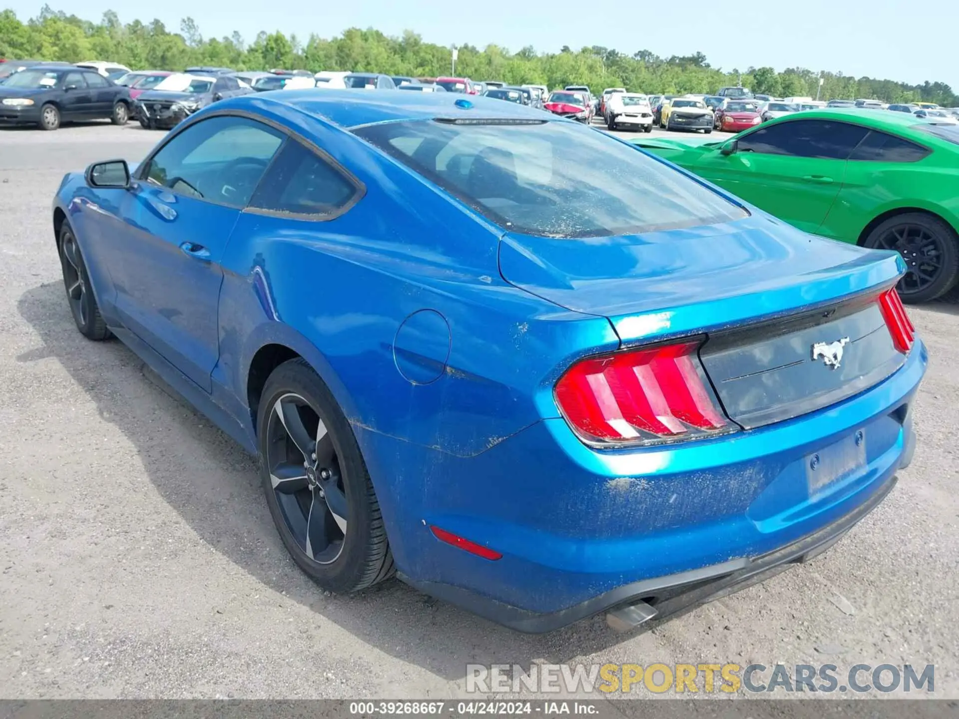 3 Photograph of a damaged car 1FA6P8THXL5129382 FORD MUSTANG 2020