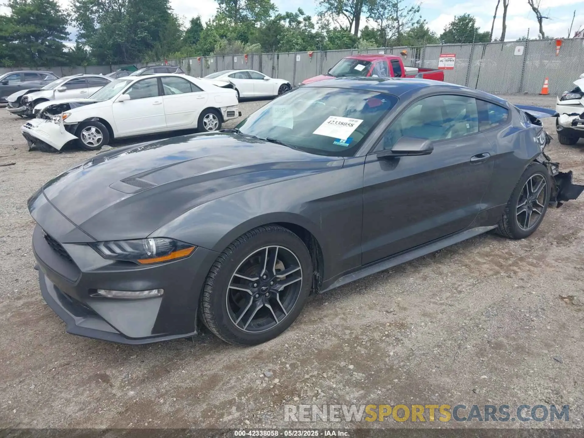 2 Photograph of a damaged car 1FA6P8THXL5142584 FORD MUSTANG 2020
