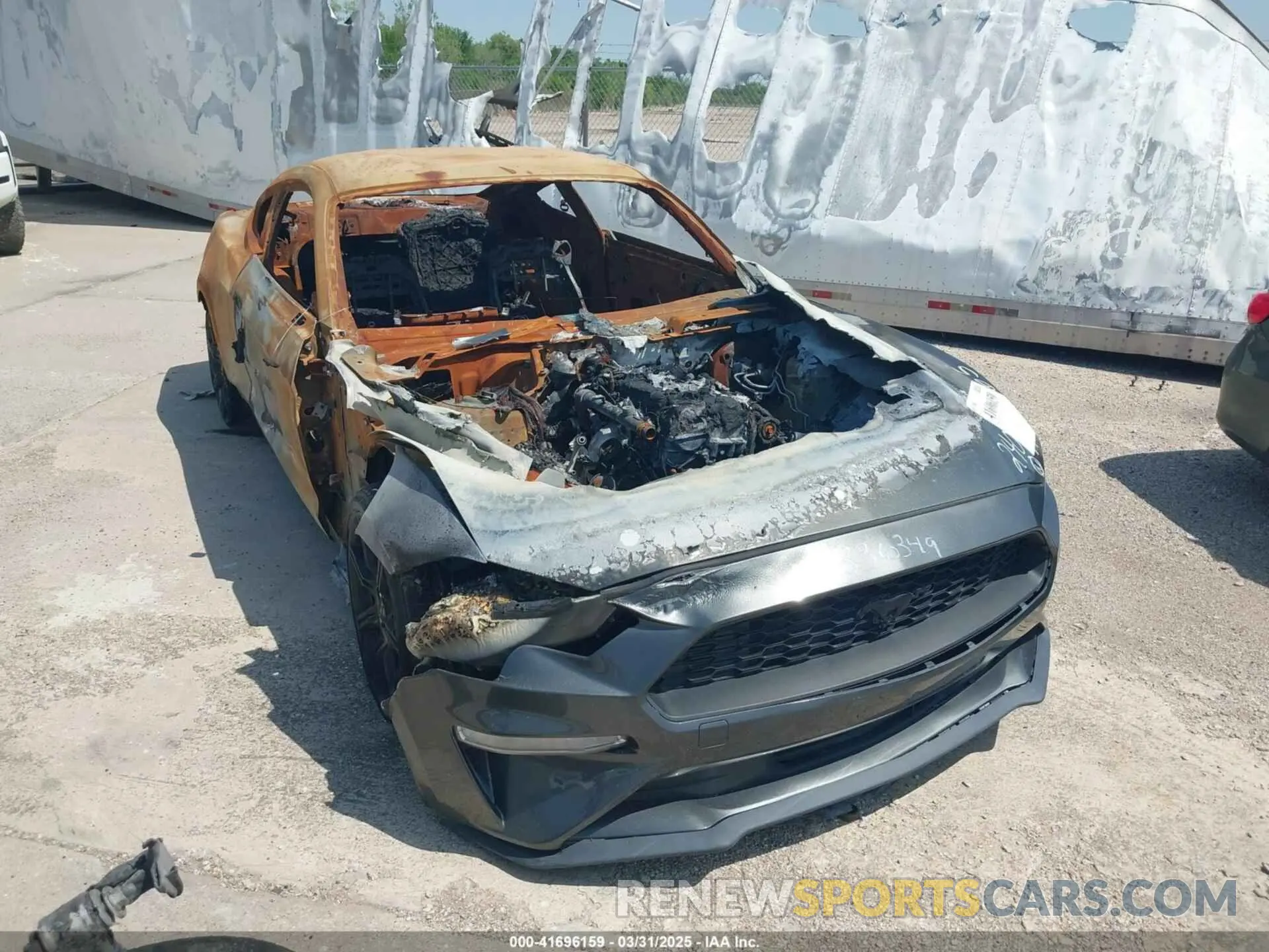1 Photograph of a damaged car 1FA6P8THXL5154380 FORD MUSTANG 2020