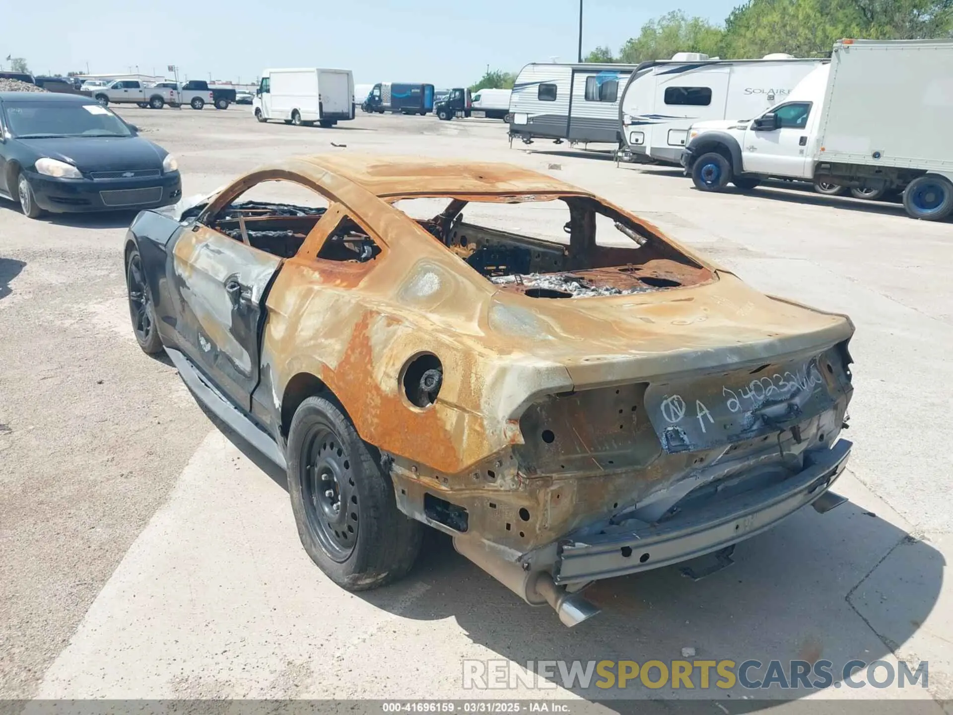 3 Photograph of a damaged car 1FA6P8THXL5154380 FORD MUSTANG 2020