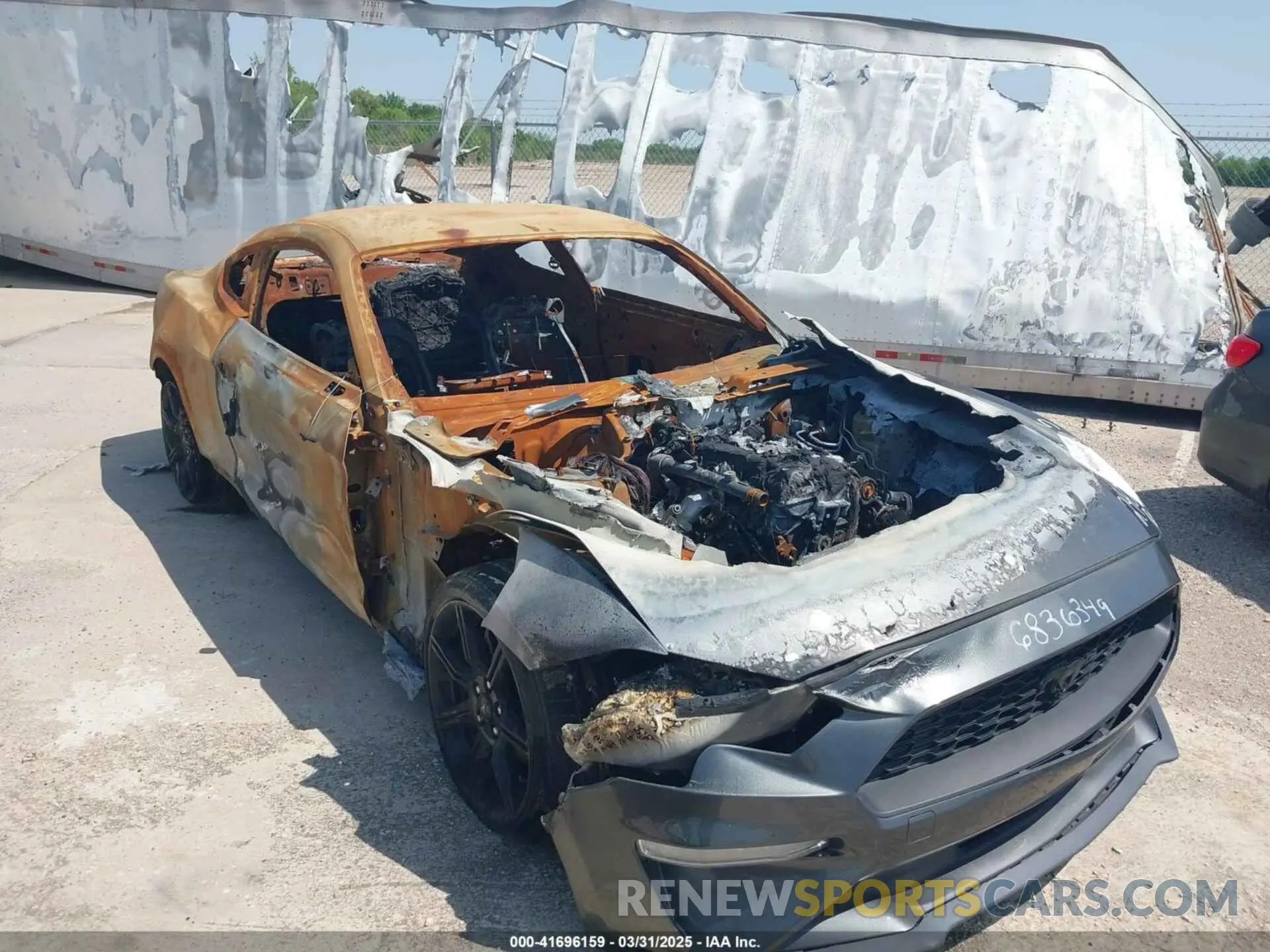 6 Photograph of a damaged car 1FA6P8THXL5154380 FORD MUSTANG 2020