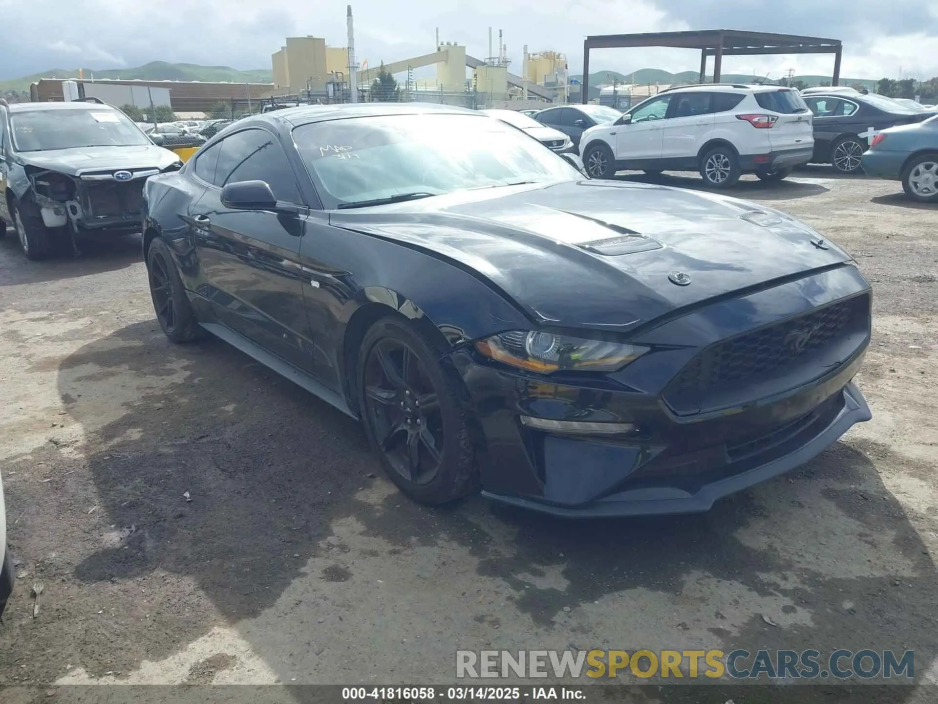 1 Photograph of a damaged car 1FA6P8THXL5177271 FORD MUSTANG 2020