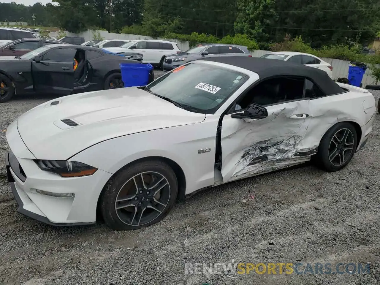 1 Photograph of a damaged car 1FATP8FF0L5139559 FORD MUSTANG 2020