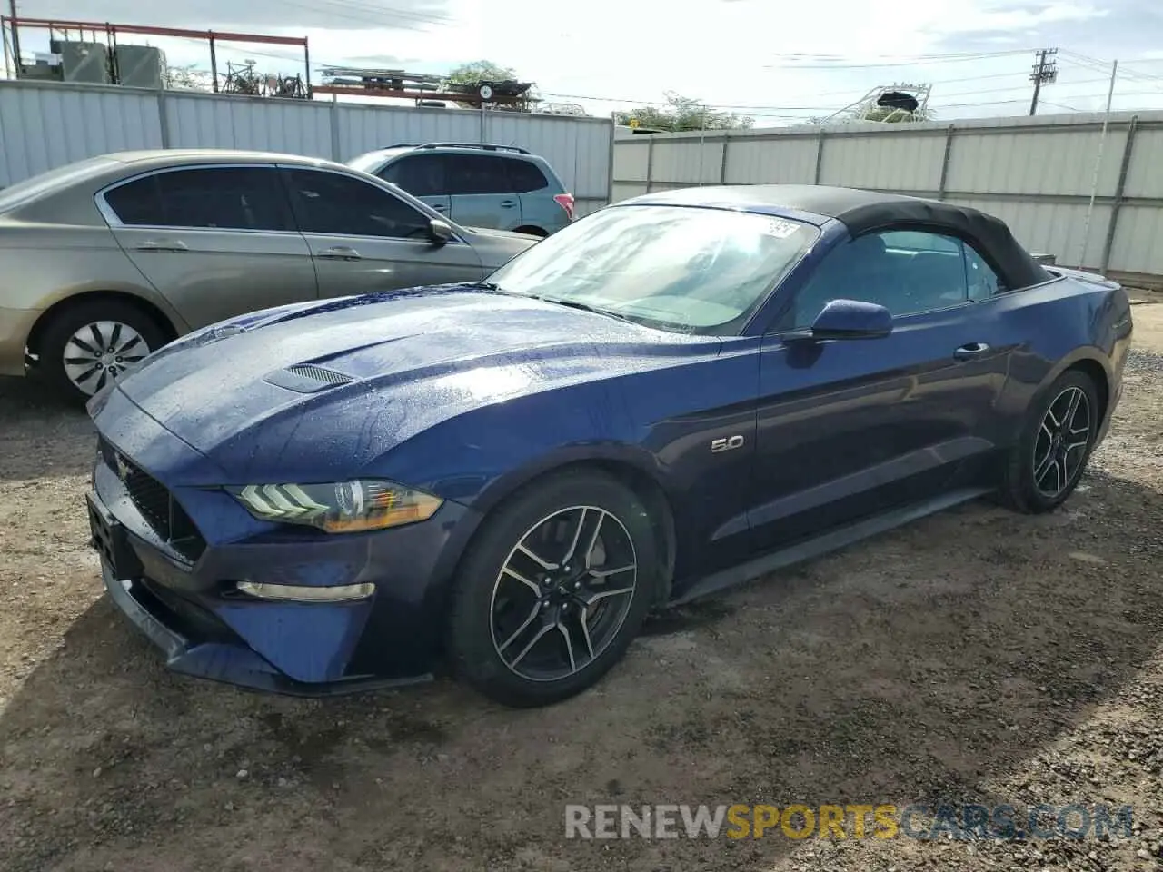 1 Photograph of a damaged car 1FATP8FF1L5111835 FORD MUSTANG 2020