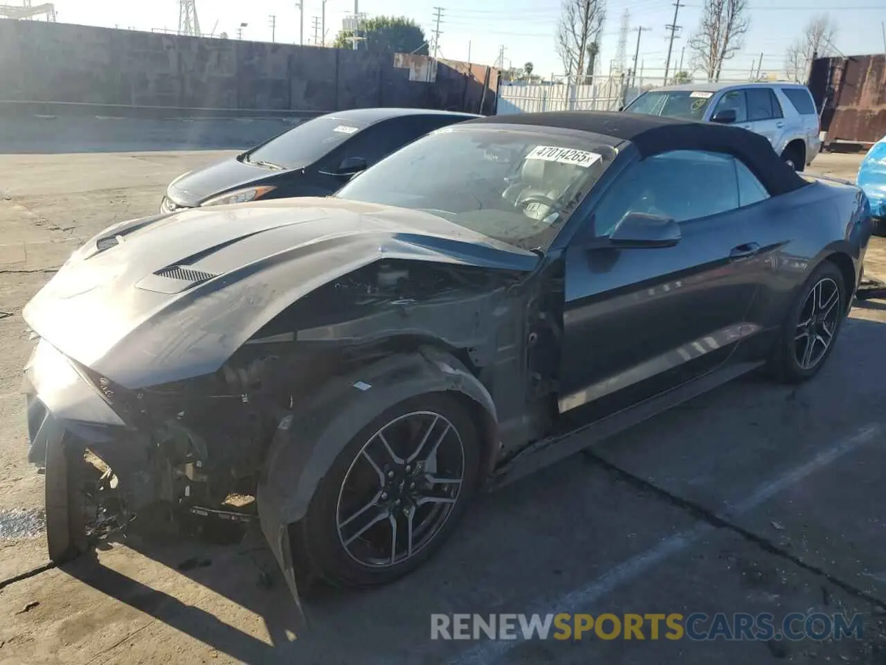 1 Photograph of a damaged car 1FATP8FF8L5112156 FORD MUSTANG 2020