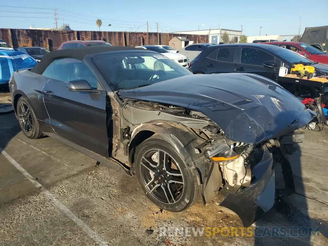 4 Photograph of a damaged car 1FATP8FF8L5112156 FORD MUSTANG 2020