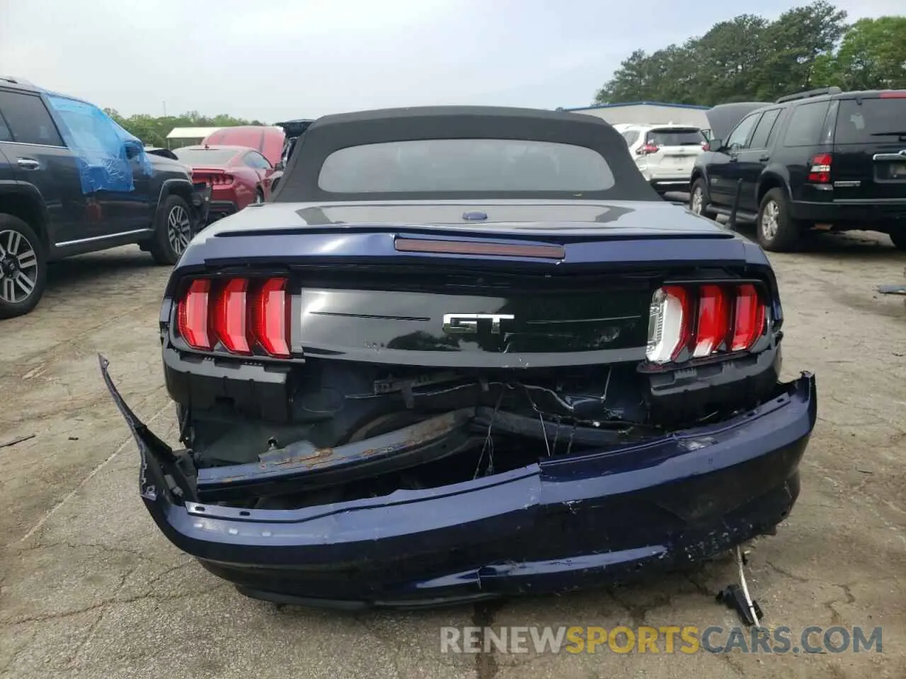 6 Photograph of a damaged car 1FATP8FF8L5156707 FORD MUSTANG 2020