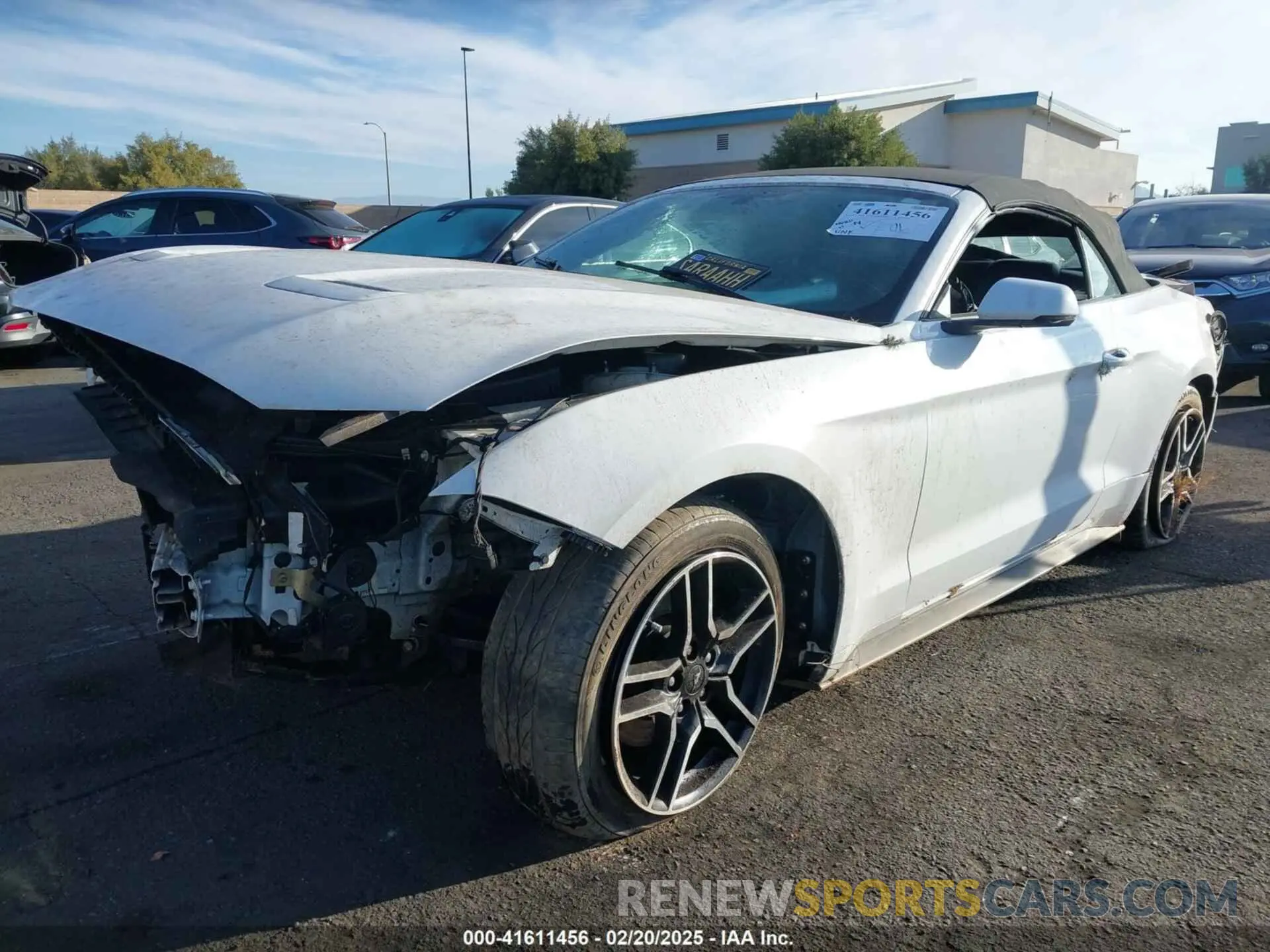 2 Photograph of a damaged car 1FATP8UH1L5114464 FORD MUSTANG 2020