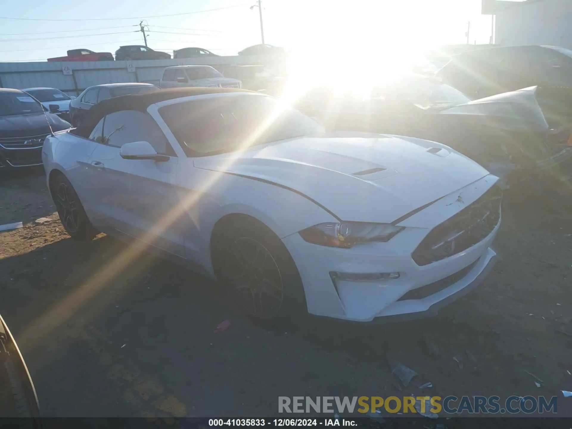 1 Photograph of a damaged car 1FATP8UH5L5137780 FORD MUSTANG 2020