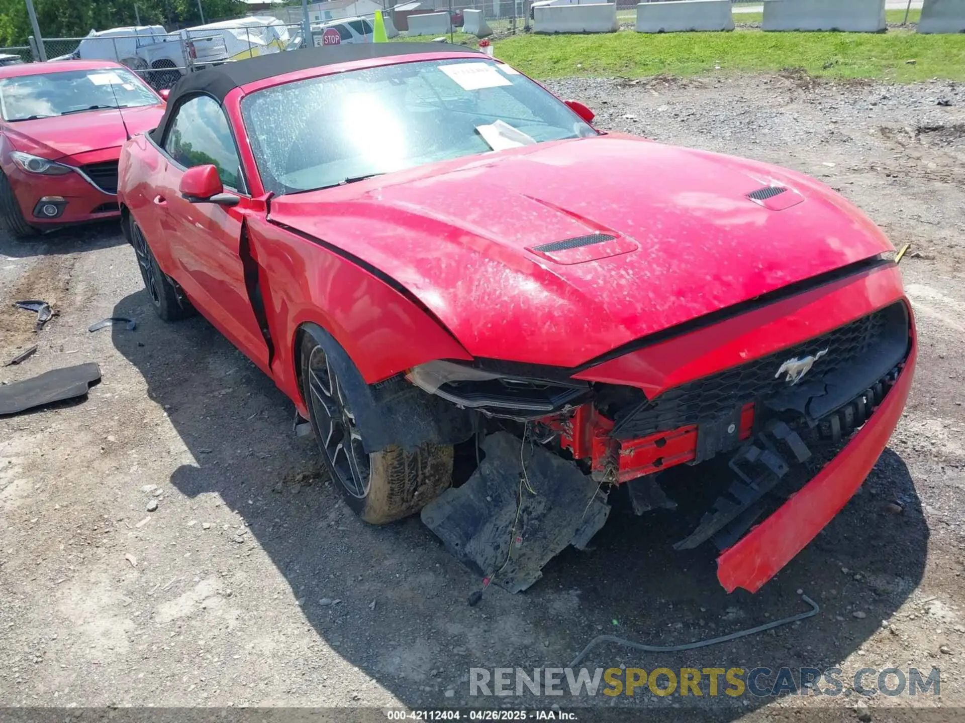 6 Photograph of a damaged car 1FATP8UH9L5131660 FORD MUSTANG 2020