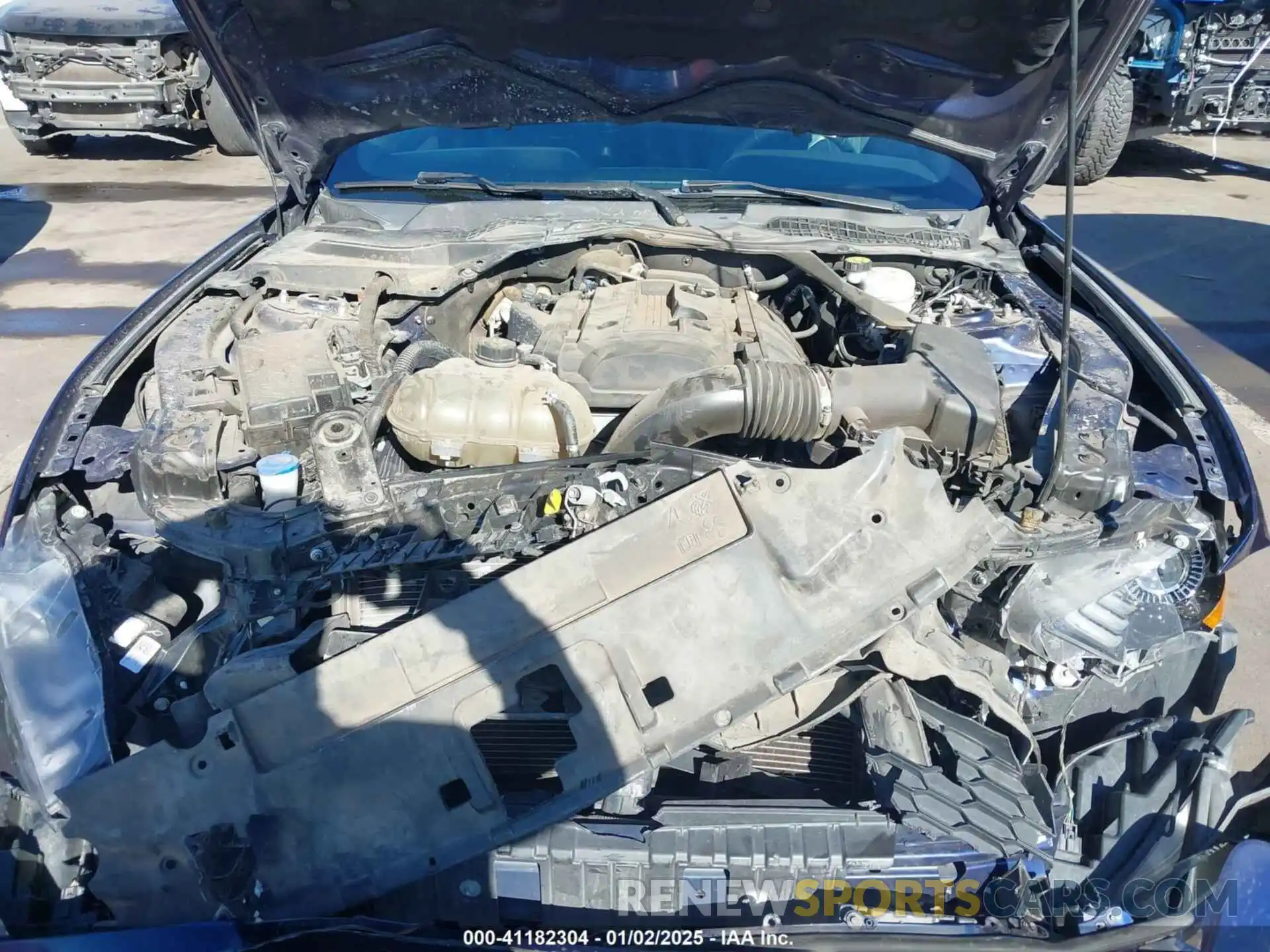 10 Photograph of a damaged car 1FATP8UH9L5185458 FORD MUSTANG 2020