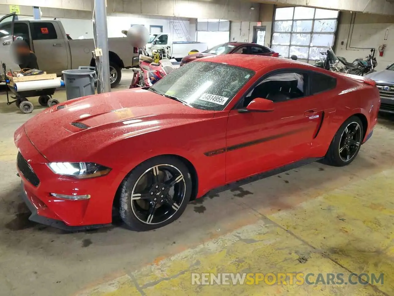 1 Photograph of a damaged car 1FA6P8CF0M5136521 FORD MUSTANG 2021