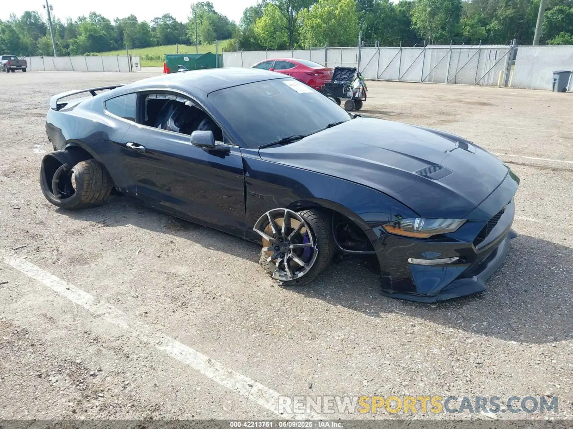1 Photograph of a damaged car 1FA6P8CF0M5136535 FORD MUSTANG 2021