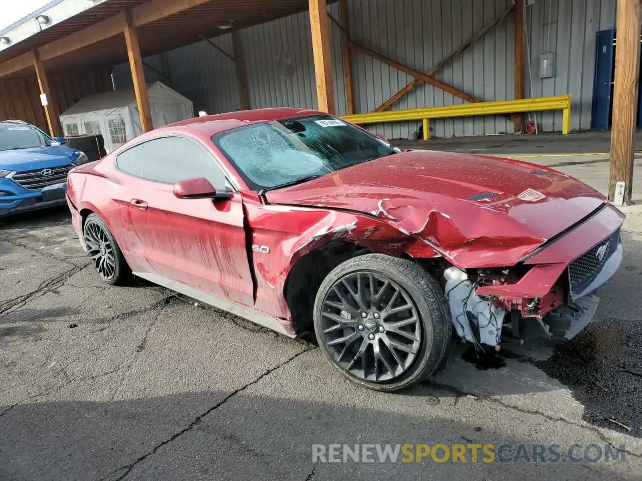 4 Photograph of a damaged car 1FA6P8CF0M5151679 FORD MUSTANG 2021