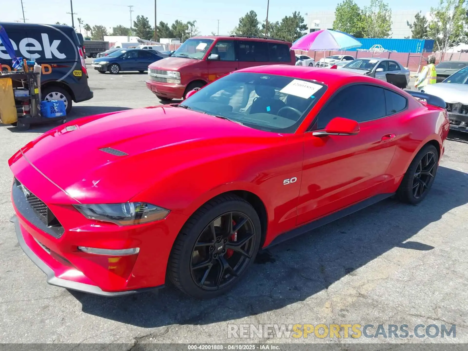 2 Photograph of a damaged car 1FA6P8CF0M5155408 FORD MUSTANG 2021