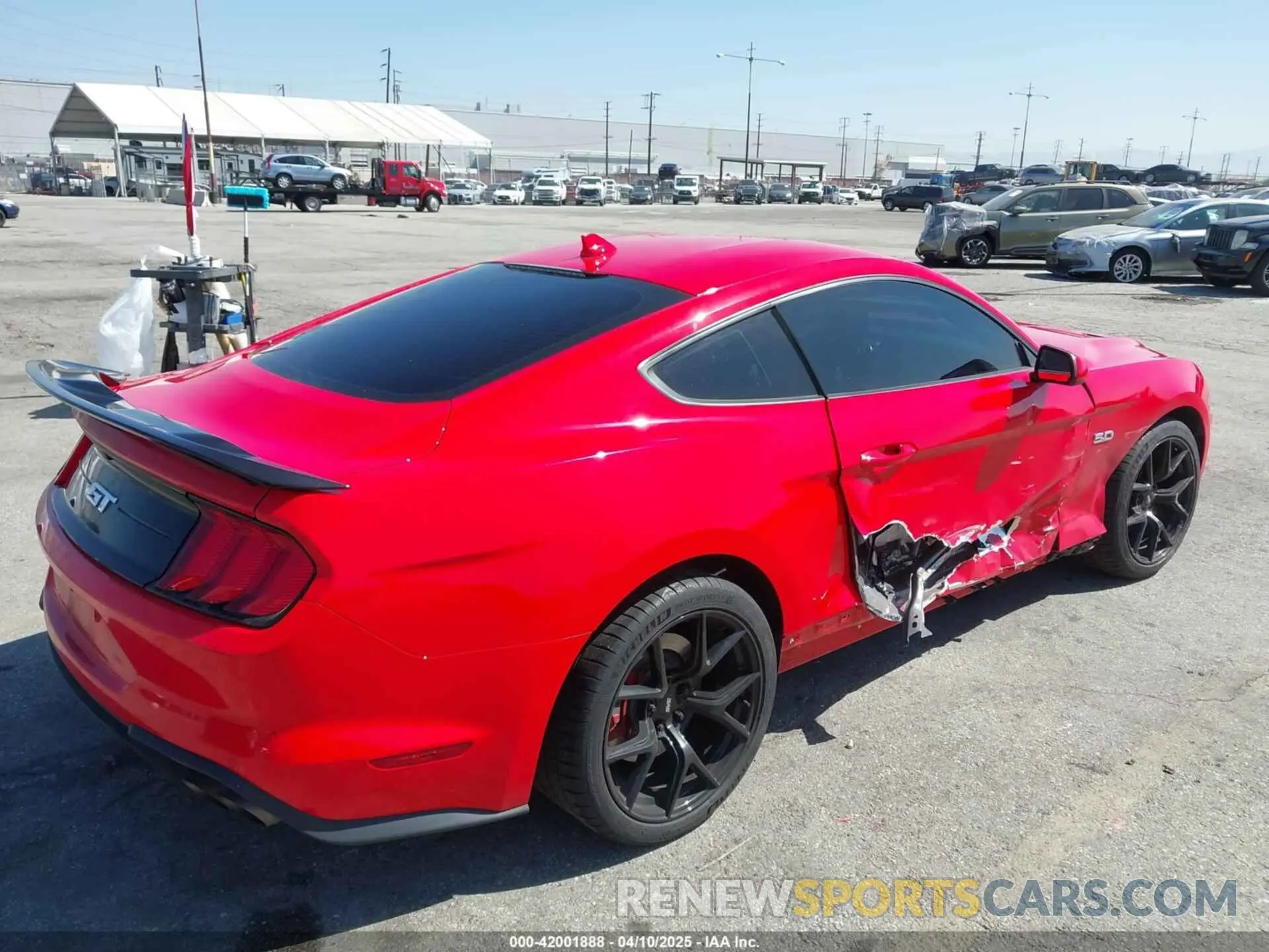 4 Photograph of a damaged car 1FA6P8CF0M5155408 FORD MUSTANG 2021