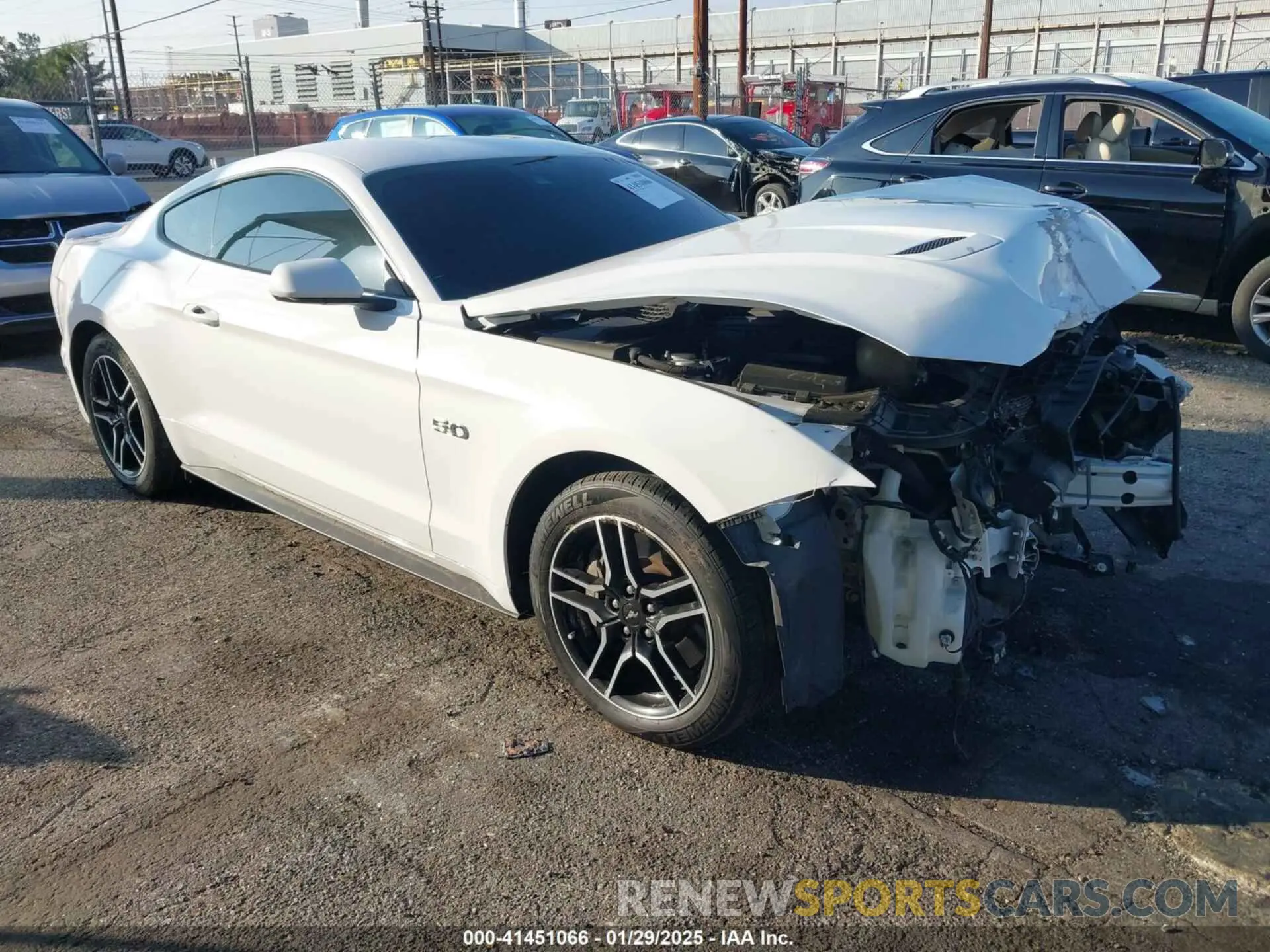 1 Photograph of a damaged car 1FA6P8CF1M5110879 FORD MUSTANG 2021