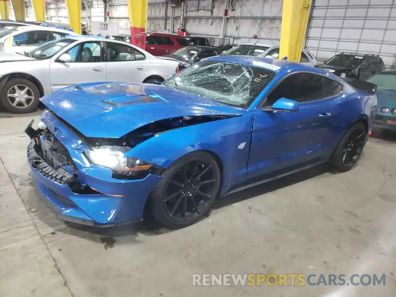 1 Photograph of a damaged car 1FA6P8CF1M5125835 FORD MUSTANG 2021