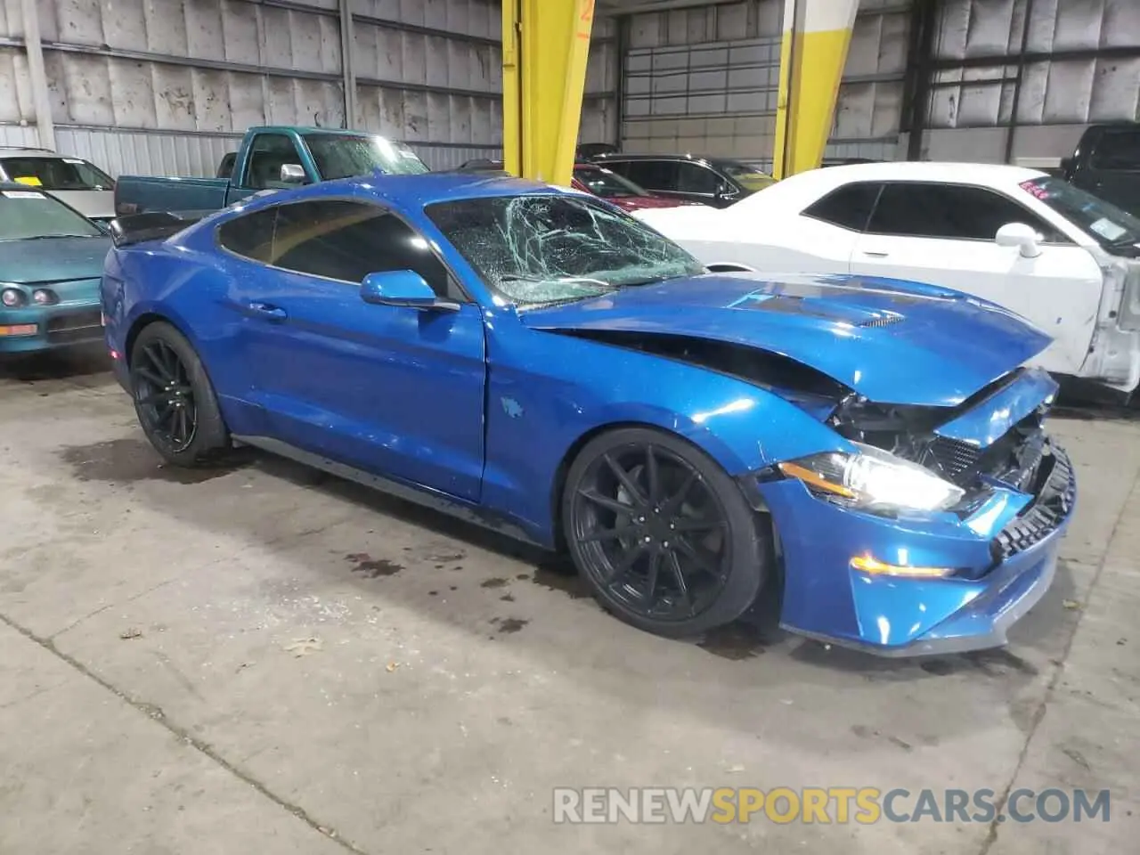 4 Photograph of a damaged car 1FA6P8CF1M5125835 FORD MUSTANG 2021