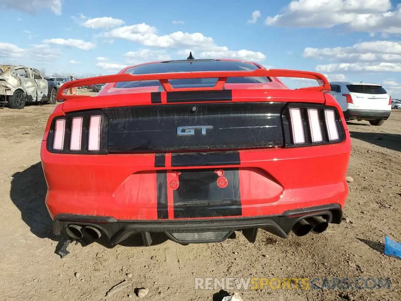 6 Photograph of a damaged car 1FA6P8CF1M5128847 FORD MUSTANG 2021