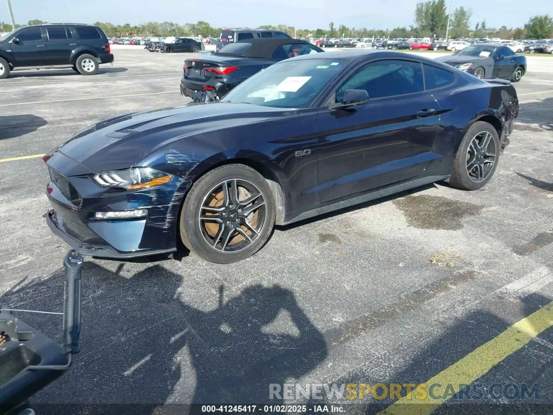 2 Photograph of a damaged car 1FA6P8CF1M5138567 FORD MUSTANG 2021