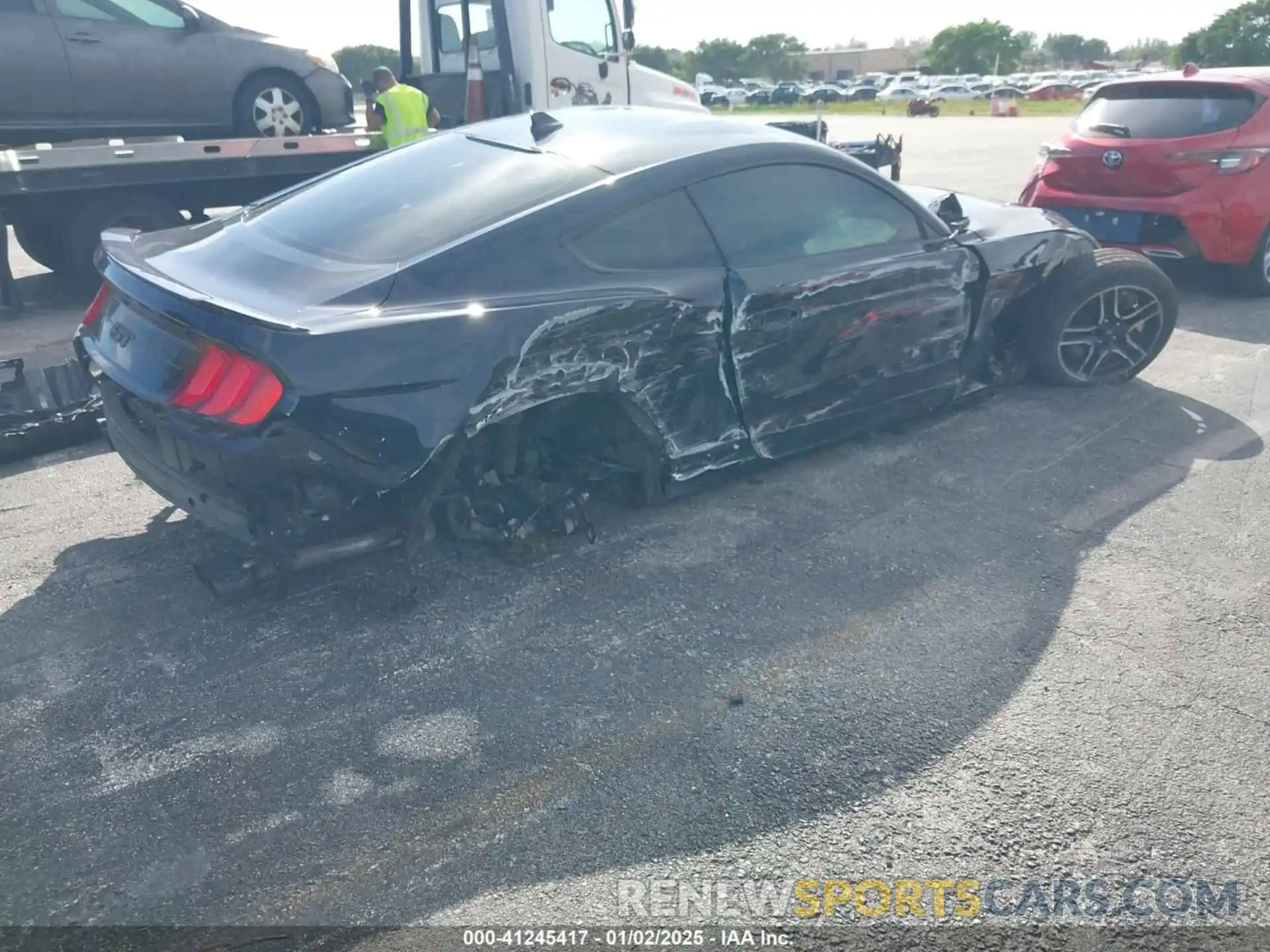 4 Photograph of a damaged car 1FA6P8CF1M5138567 FORD MUSTANG 2021