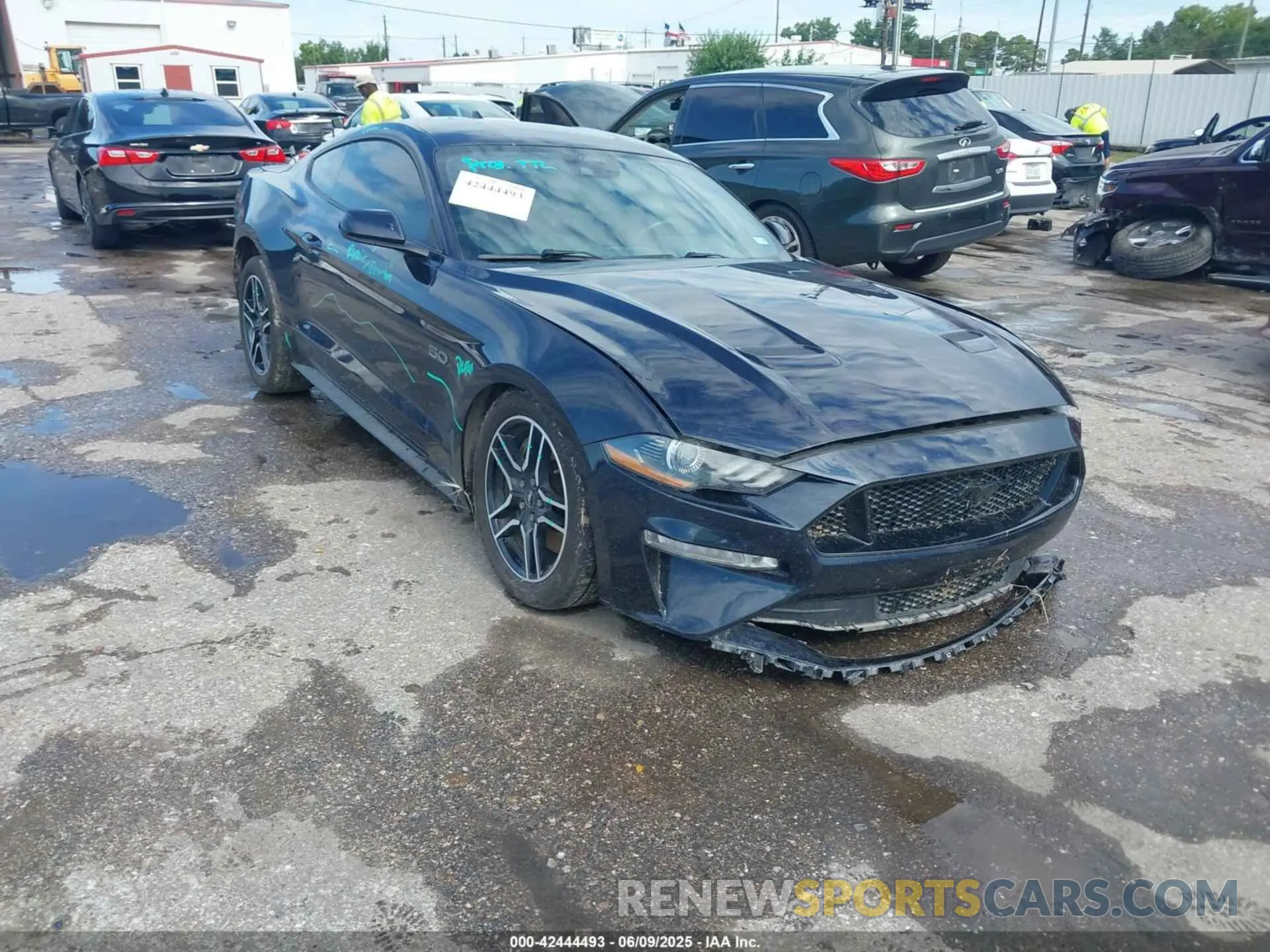 1 Photograph of a damaged car 1FA6P8CF1M5148371 FORD MUSTANG 2021