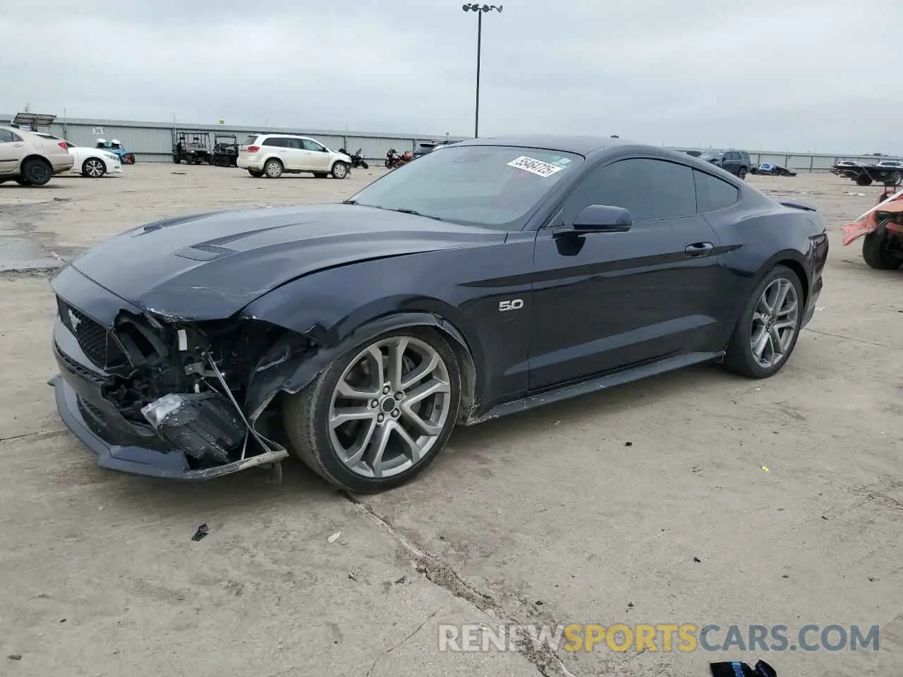 1 Photograph of a damaged car 1FA6P8CF1M5155711 FORD MUSTANG 2021
