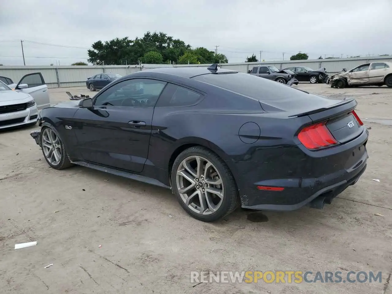 2 Photograph of a damaged car 1FA6P8CF1M5155711 FORD MUSTANG 2021