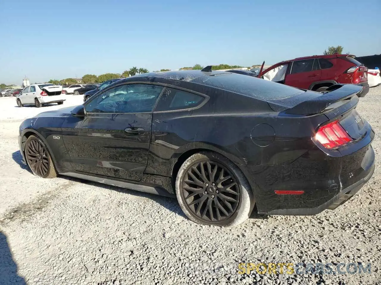 2 Photograph of a damaged car 1FA6P8CF2M5113340 FORD MUSTANG 2021
