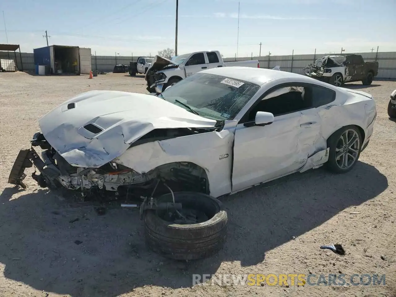 1 Photograph of a damaged car 1FA6P8CF2M5117291 FORD MUSTANG 2021