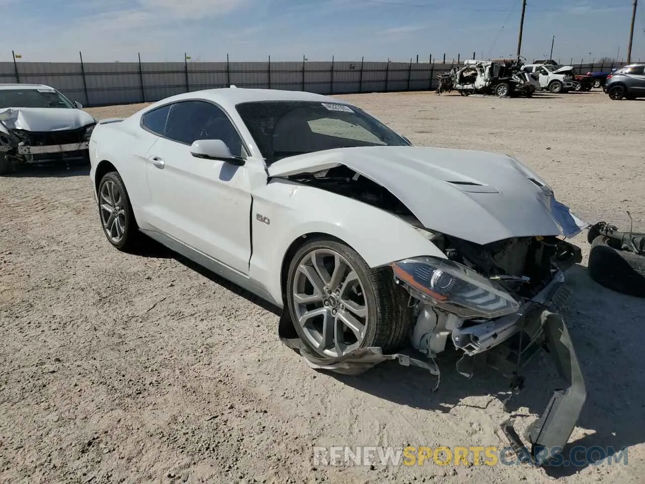 4 Photograph of a damaged car 1FA6P8CF2M5117291 FORD MUSTANG 2021