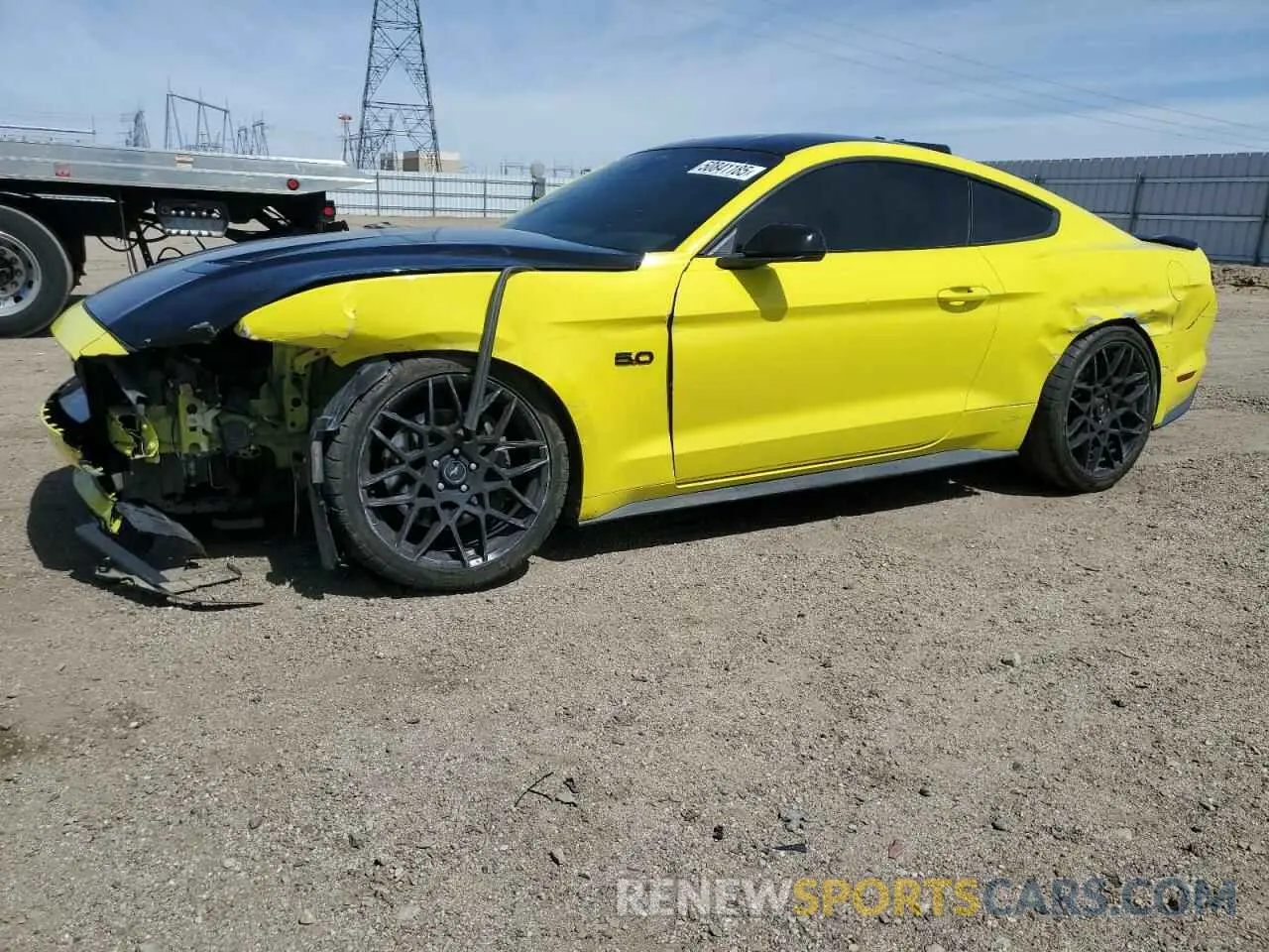 1 Photograph of a damaged car 1FA6P8CF3M5105831 FORD MUSTANG 2021
