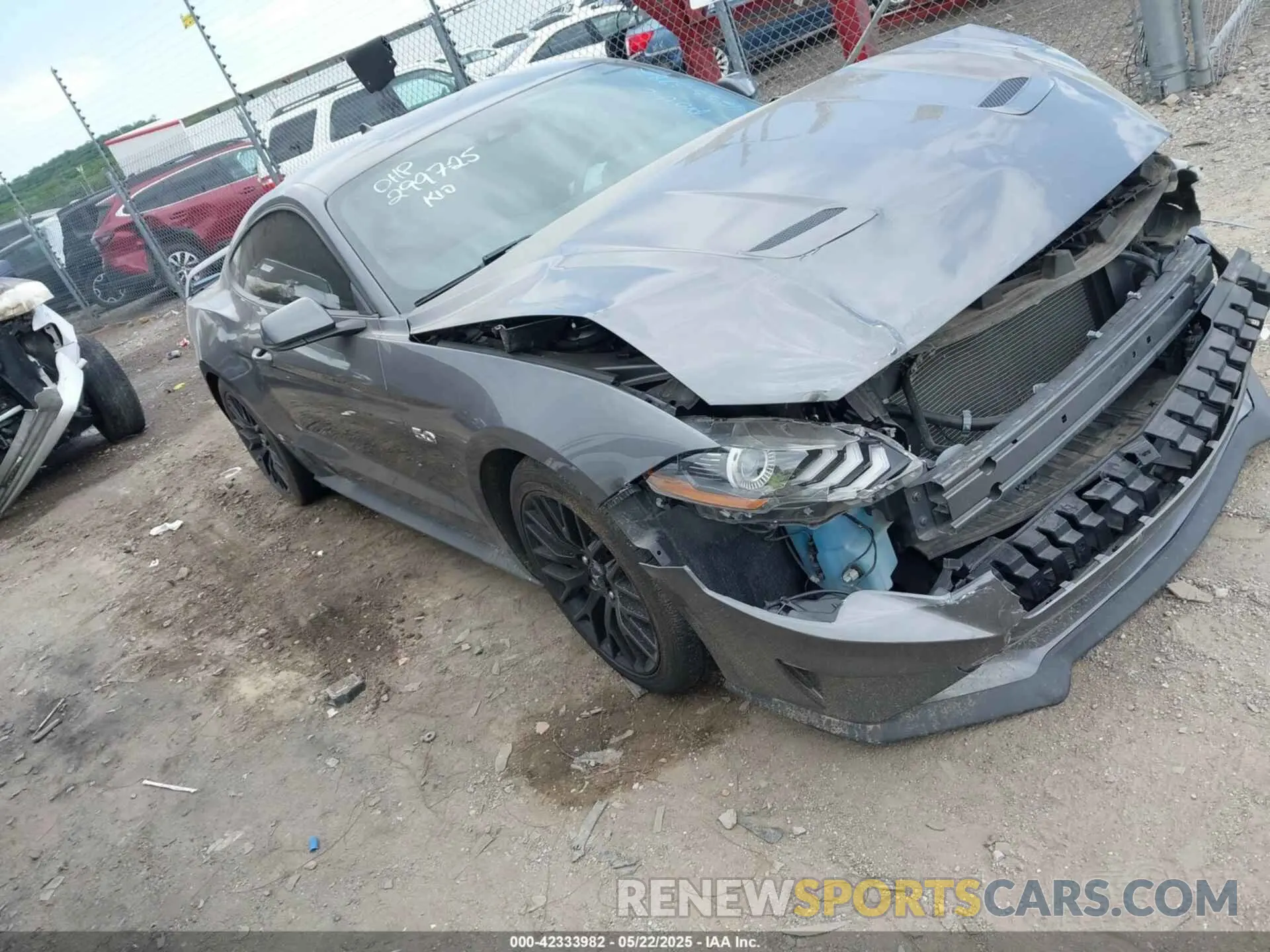 1 Photograph of a damaged car 1FA6P8CF3M5112777 FORD MUSTANG 2021