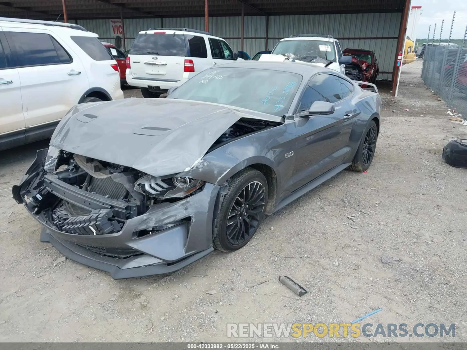 2 Photograph of a damaged car 1FA6P8CF3M5112777 FORD MUSTANG 2021