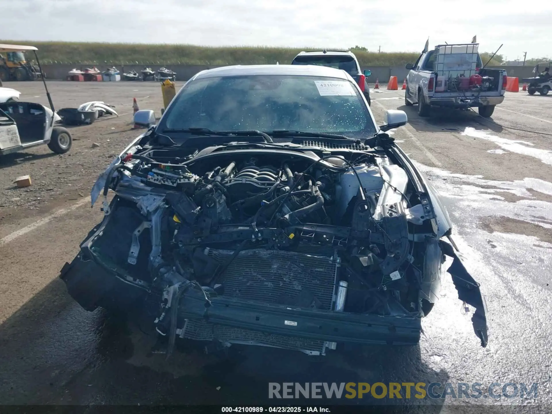13 Photograph of a damaged car 1FA6P8CF3M5117977 FORD MUSTANG 2021
